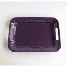 Handled Platter- Eggplant