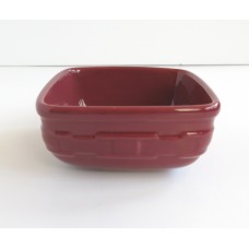 Woven Traditions Soft Square Small Bowl- Paprika