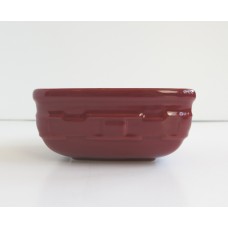 Woven Traditions Soft Square Small Bowl- Paprika