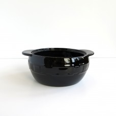 2.5 Quart Ball Casserole Dish- Ebony